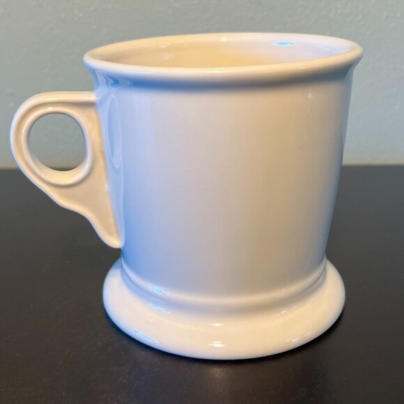 Anthropologie Letter J Monogram Initial Shaving Style Pedestal Base Mug Cup - Picture 6 of 12